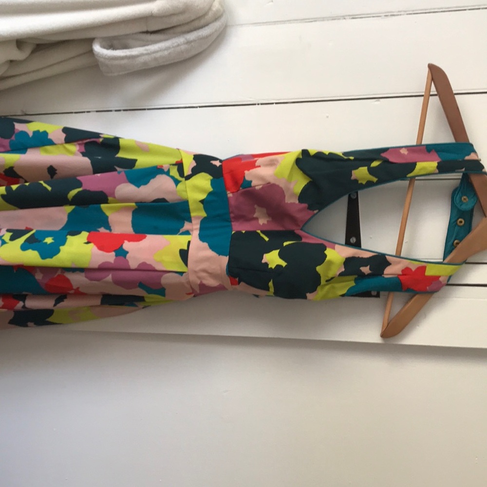 Floral halter dress